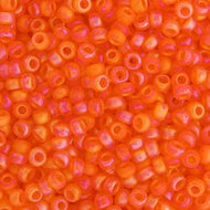 Miyuki Seed Bead 11/0 apx. 22g Orange Transparent AB Matte