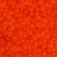 Miyuki Seed Bead 11/0 apx. 22g Orange Transparent Matte
