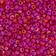 Miyuki Seed Bead 11/0 apx. 22g Ruby Transparent AB Matte