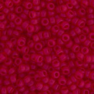 Miyuki Seed Bead 11/0 apx. 22g Ruby Transparent Matte