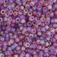 Miyuki Seed Bead 11/0 apx. 22g Smoky Amethyst AB Matte Tr.