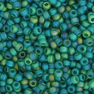 Miyuki Seed Bead 11/0 apx.22g Emerald Transparent AB Matte