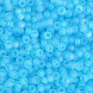 Miyuki Seed Bead 11/0 apx. 22g Aqua Transparent AB Matte