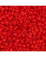 Miyuki Seed Bead 11/0 apx. 22g Red Vermillion Opaque