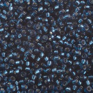 Miyuki Seed Bead 11/0 apx. 22g Blue Zircon Silver lined Dyed