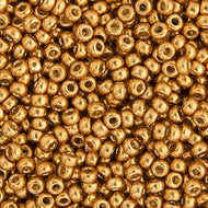 Miyuki Seed Bead 11/0 apx. 22g Galvanized Duracoat Yellow Gold