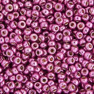 Miyuki Seed Bead 11/0 apx. 22g Galvanized Duracoat Hot Pink