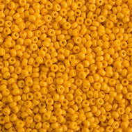 Miyuki Seed Bead 11/0 apx. 22g Yellow Marigold- Opaque Duracoat