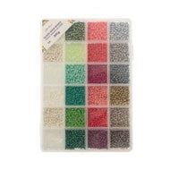 GLASS BEAD BOX SIZE 8 - MIX 8