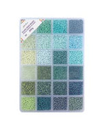 GLASS BEAD BOX SIZE 8 - MIX 12