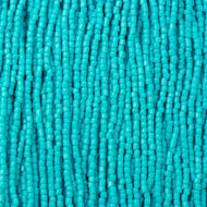 Size 9 3 Cut - Opaque Medium Turquoise