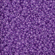 Size 10 Seed Beads - Frosted Crystal neon Violet Matte (P26)