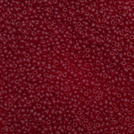Size 10 Seed Beads - Transparent Matte Garnet (R22)
