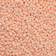 Size 10 Seed Beads - Solgel Chalk Peach (O15)