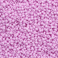 Size 10 Seed Beads - Solgel Chalk Pink (PK29)