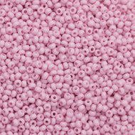 Size 10 Seed Beads - Solgel Chalk Blush Pink (PK25)