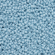 Size 10 Seed Beads - Solgel Chalk Ice Blue (B54)