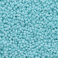Size 10 Seed Beads - Chalk Solgel Blue Green  (G33)