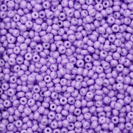 Size 10 Seed Beads - Solgel Chalk Lavender (P25)