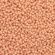 Size 10 Seed Beads - Solgel Chalk Light Orange (O13)