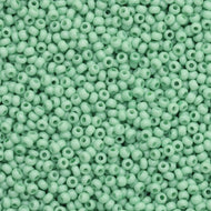 Size 10 Seed Beads - Solgel Chalk Fresh Mint Green  (G39)