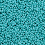 Size 10 Seed Beads - Solgel Chalk Blue Green Turquosie  (G36)