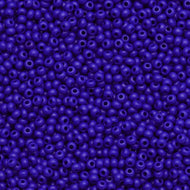Size 10 Seed Beads - Opaque Dark Blue (B67)