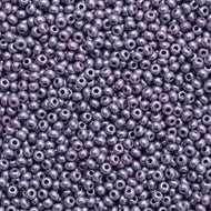 Size 10 Seed Beads - Opaque Luster Dark Mauve(P28)