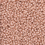 Size 10 Seed Beads - Opaque Luster Light Rose