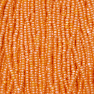 Size 13 Charlotte Beads - Opaque Luster Orange (O4)
