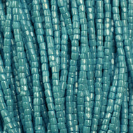 Size 9 3 Cut - Opaque Luster Light blue turquoise