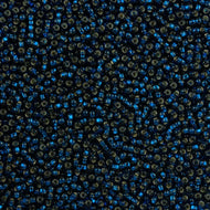 Size 10 Seed Beads - Silverlined Montana Blue (B58)