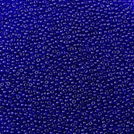 Size 10 Seed Beads - Transparent Cobalt (B68)