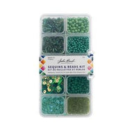 SEQUIN AND BEAD KIT - GREEN