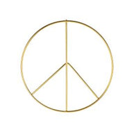 145 mm Peace Sign Ring