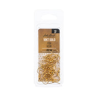 Fish hook 18KT Gold 22 pcs (18mm) - 00