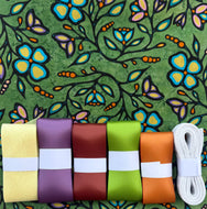 Jackie Traverse--OF03-GREEN Ribbon Skirt Kit