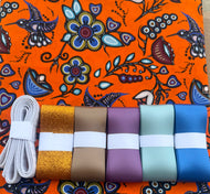 Jackie Traverse-OF06-ORANGE Ribbon Skirt Kit