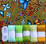 Jackie Traverse--OF02-MOSS Ribbon Skirt Kit