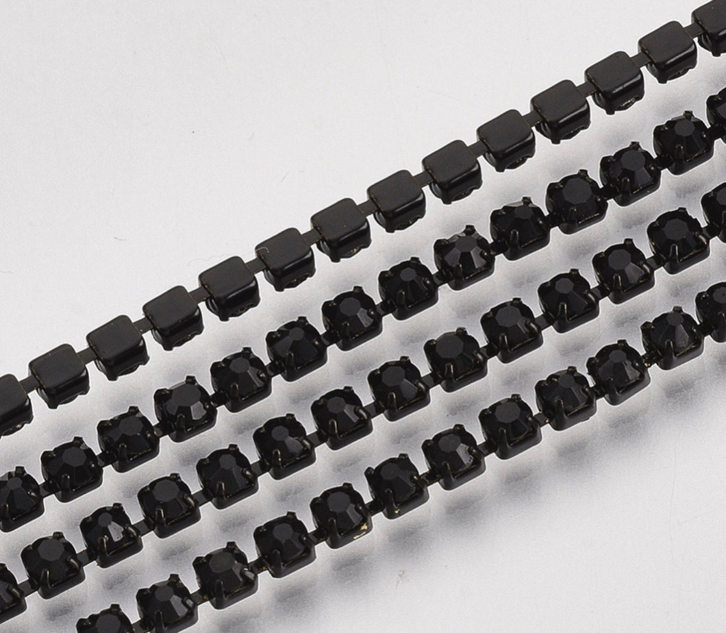 A - Black with Black Stone