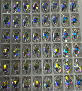 AB Crystal Drop 7 by 12