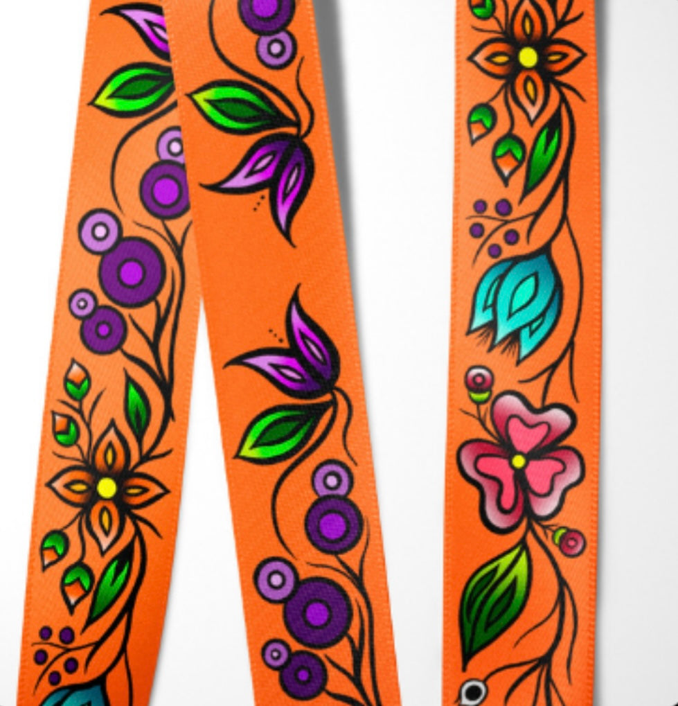 Renata M 1.5” Orange Ribbon