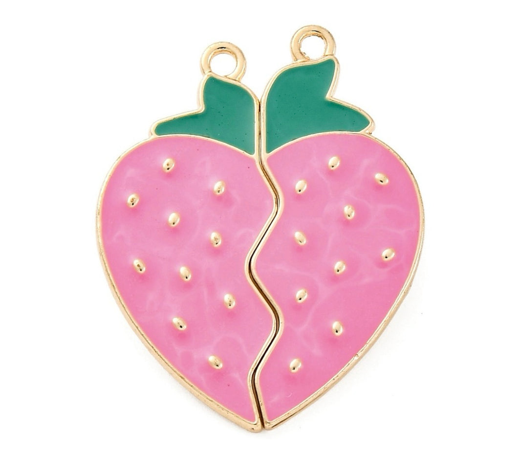 BFF Split Strawberry Charm strawberry