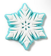 Snowflake PVC Plastic Cabochon