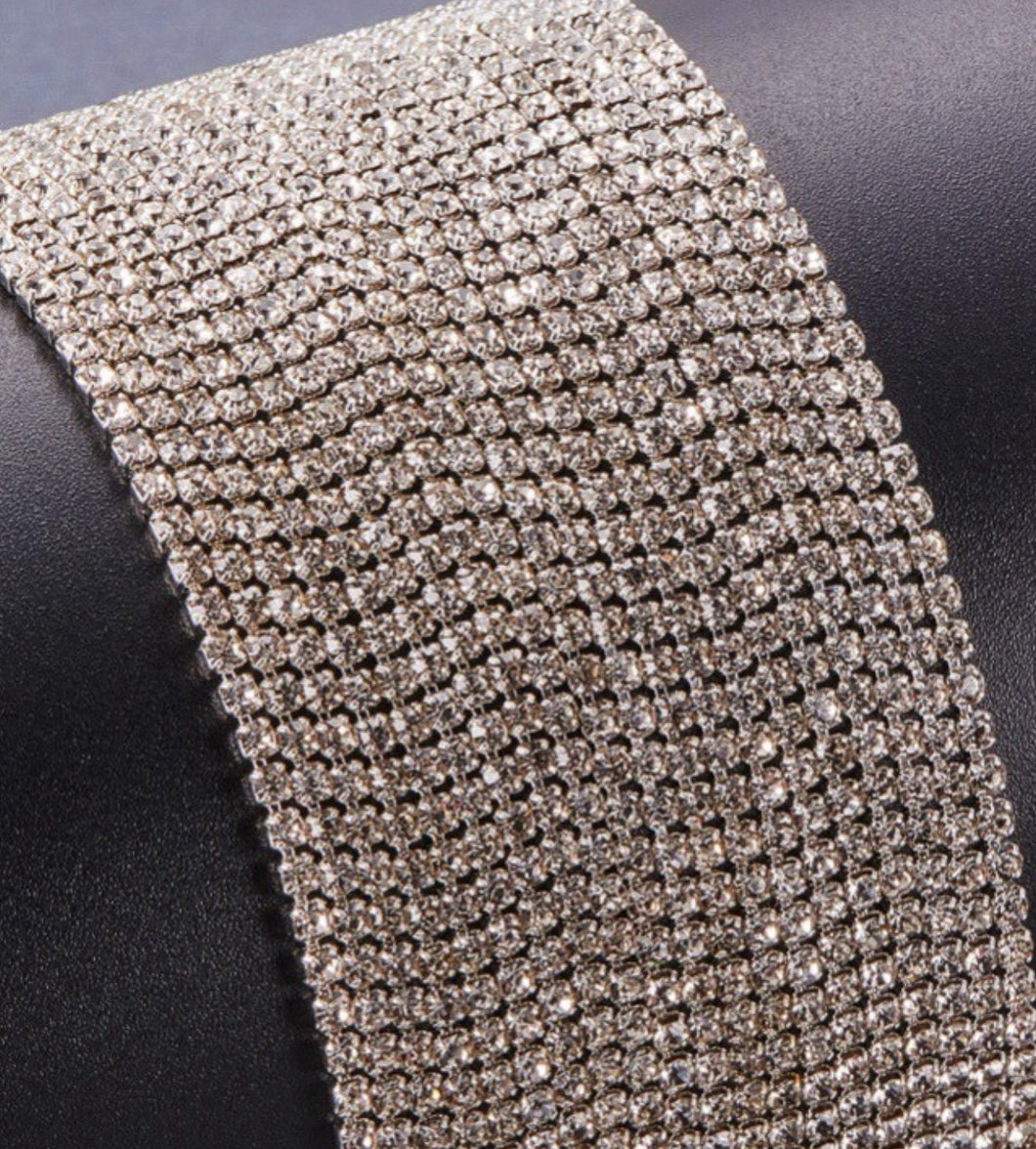 P - Silver Banding Crystal Stone