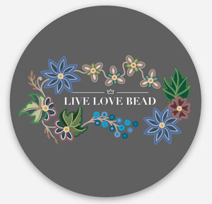 Live Love Bead Sticker