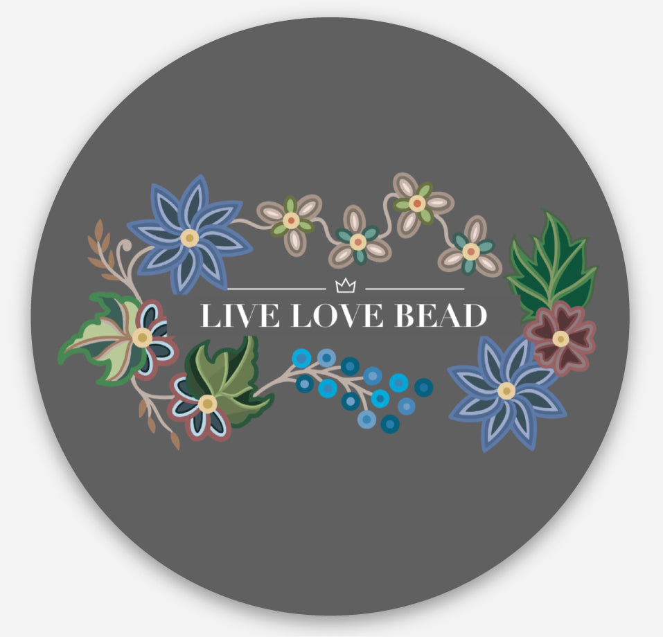 Live Love Bead Sticker