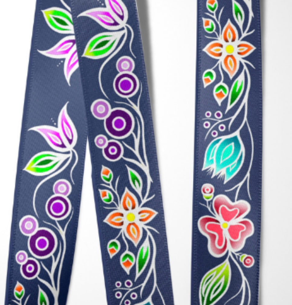 Renata M 1.5” Navy Ribbon