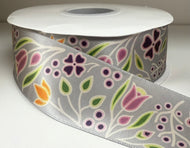 Renata M 1.5”  Fall Grey Ribbon