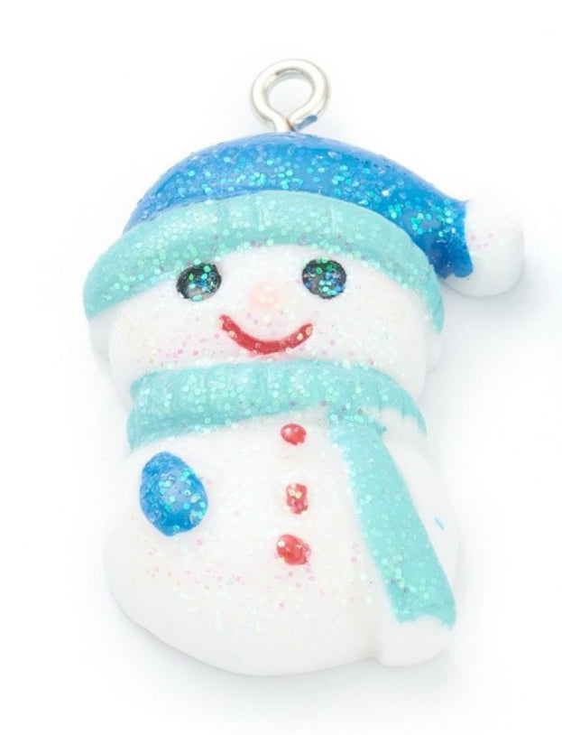 Resin Snowman Pendant